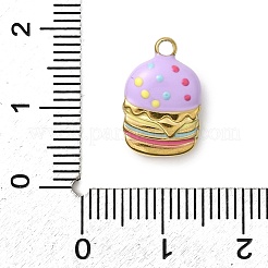 Pendentifs en acier inoxydable 304 émaillés&nbsp;STAS-I355-12G-01