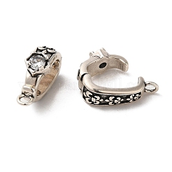 Латунь с укорачивающими дужками из кубического циркония&nbsp;KK-Z033-04P