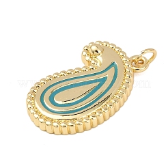 Латунь эмаль подвески&nbsp;KK-K408-43A-02