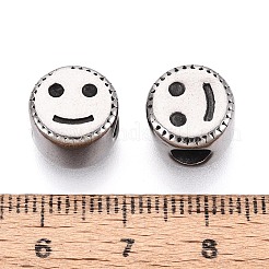 Бусины европейского стиля с крупными отверстиями из нержавеющей стали 304&nbsp;STAS-T072-103AS