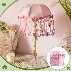 Spitzenbesatz mit Fransen aus Polyester&nbsp;DIY-WH0671-008F