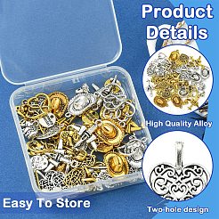 60 шт. 20 стиля подвески из сплава в тибетском стиле в стиле ковбоя на западе&nbsp;TIBEP-YW0001-98