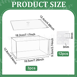 3 Stück Acryl-Aufbewahrungsbox&nbsp;CON-WA0001-22
