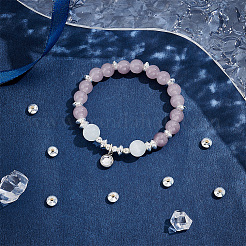 20 шт. 925 бусины-разделители из стерлингового серебра&nbsp;STER-BC0001-90