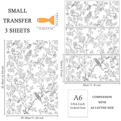 3 foglio 3 stili adesivi decorativi impermeabili in pvc&nbsp;DIY-WH0404-733