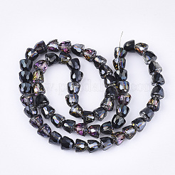 Гальваническим стеклянные бусины&nbsp;LS-X-EGLA-T016-01-A01