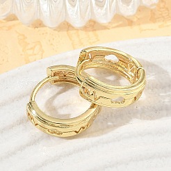 Orecchini a cerchio in ottone&nbsp;KK-CBA30C7-22G
