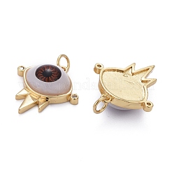 Латунные микропаве прозрачные подвески с фианитом&nbsp;ZIRC-Z011-34