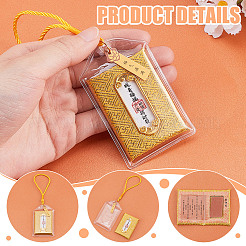 4 шт. 4-х цветная парчовая сумка-подвеска для благословения&nbsp;HJEW-NB0002-16