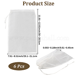 Фильтровальные мешки из нейлона толщиной 80 микрон с затягивающимся шнурком&nbsp;ABAG-WH20005-31B-01