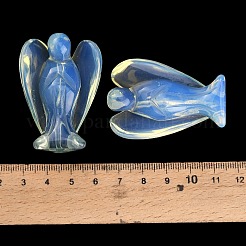 Figurine di angeli intagliati in opalite&nbsp;G-O200-03J-12