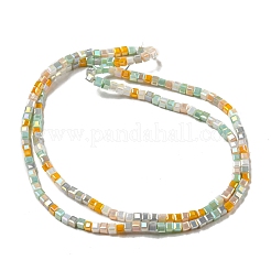 Стеклянные бусины с гальваническим покрытием &nbsp;EGLA-F121-FR-B02