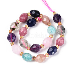 Нити из натуральных бусин содалита&nbsp;G-N358-04A-01