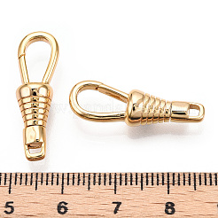 Fermoirs mousquetons en laiton&nbsp;X-KK-N254-21G