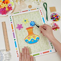 Kits de cadres photo pour bouquet de fleurs à faire soi-même&nbsp;DIY-WH20001-72C