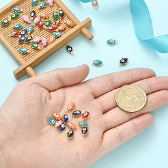 Кулоны с эмалью из латуни&nbsp;ENAM-CJ0003-92