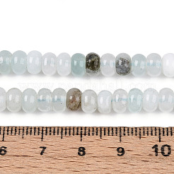 Окрашенные природные белый нефрит бисер пряди&nbsp;G-T139-59A-14