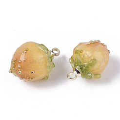 Подвески-цветы из эпоксидной смолы ручной работы&nbsp;X-KY-S163-103E