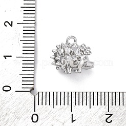 Ottone micro spianare pendenti zirconi&nbsp;KK-D288-04P