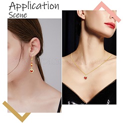 10 ciondoli in ottone smaltato&nbsp;KK-SZ0003-35