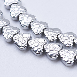 Гальванизировать немагнитных синтетический гематит бисер пряди&nbsp;G-J380-6mm-A06