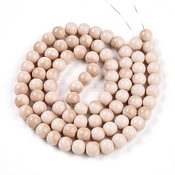 Выпечка окрашенные стеклянные бусины&nbsp;X1-DGLA-N012-10mm-07