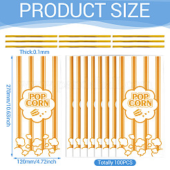 100 шт. пластиковые пакеты для печенья&nbsp;ABAG-TA0001-75