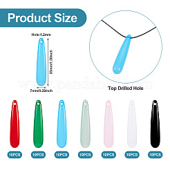 70шт 7 цвета акриловые подвески&nbsp;MACR-TA0001-79