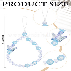 1 шт. пластиковые мобильные ремни&nbsp;AJEW-LP0006-97