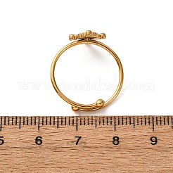 Кольца-манжеты из нержавеющей стали 304 с эмалью для женщин&nbsp;RJEW-F194-04G