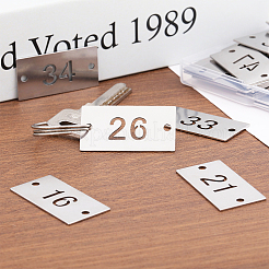 1 набор 201 подвесок-соединителей из нержавеющей стали&nbsp;FIND-GL0001-68