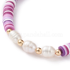 Bracelets de perles de nylon tressés réglables&nbsp;BJEW-JB05775