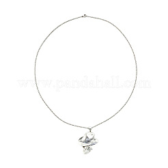 Collares con colgante de calavera de vaca de aleación de zinc para Halloween&nbsp;WGCDD93-01