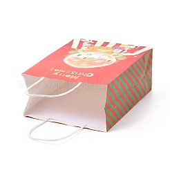 Sacs en papier kraft à thème de noël&nbsp;ABAG-H104-D03