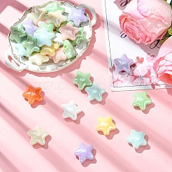 30 шт. Непрозрачные акриловые бусины&nbsp;OACR-YW0003-51