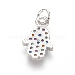 Латунные микро проложить кубического циркония подвески&nbsp;X-ZIRC-I032-52P