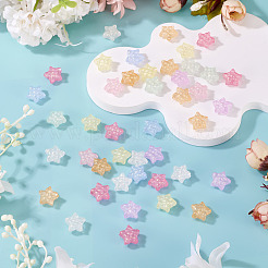 50 шт. светящиеся прозрачные акриловые бусины&nbsp;LACR-TA0001-08