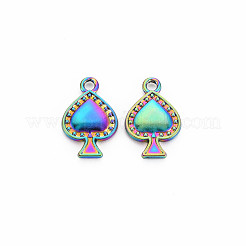 Подвески из сплава цвета радуги&nbsp;PALLOY-S180-373