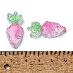 Cabochon decoden in resina epossidica trasparente vegetale&nbsp;CRES-I030-21A