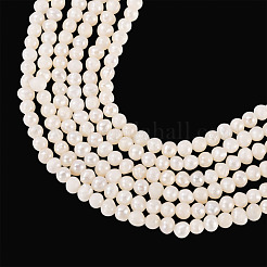 3 нить бусин из натурального культивированного пресноводного жемчуга&nbsp;PEAR-TA0001-32