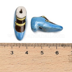 Perles en porcelaine manuelles&nbsp;PORC-L084-06B