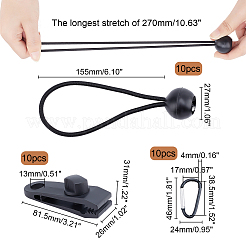 Нейлоновый пластиковый зажим для палатки&nbsp;FIND-WH0064-48