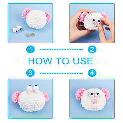 20 шт. безопасные глаза для кукол из смолы&nbsp;DIY-AR0002-95