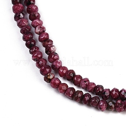 Chapelets de perles de jade blanche naturelle&nbsp;G-Z069-01R