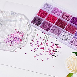 12000шт 15 стиля 12/0 стеклянные круглые бусины&nbsp;SEED-YW0001-40A