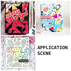 Углеродистая сталь разрезает трафареты&nbsp;DIY-I083-03P