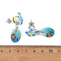 Orecchini pendenti da donna in argilla polimerica&nbsp;EJEW-JE07483