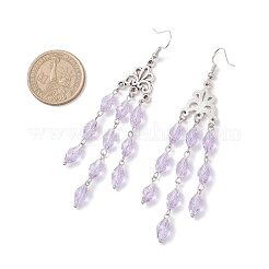 Серьги-подвески с имитацией австрийского хрусталя&nbsp;EJEW-JE06545-01