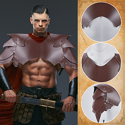 Кожаная броня из искусственной кожи&nbsp;AJEW-WH20020-028