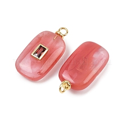 Вишневое из кварцевого стекла подвески&nbsp;KK-B157-43G-03